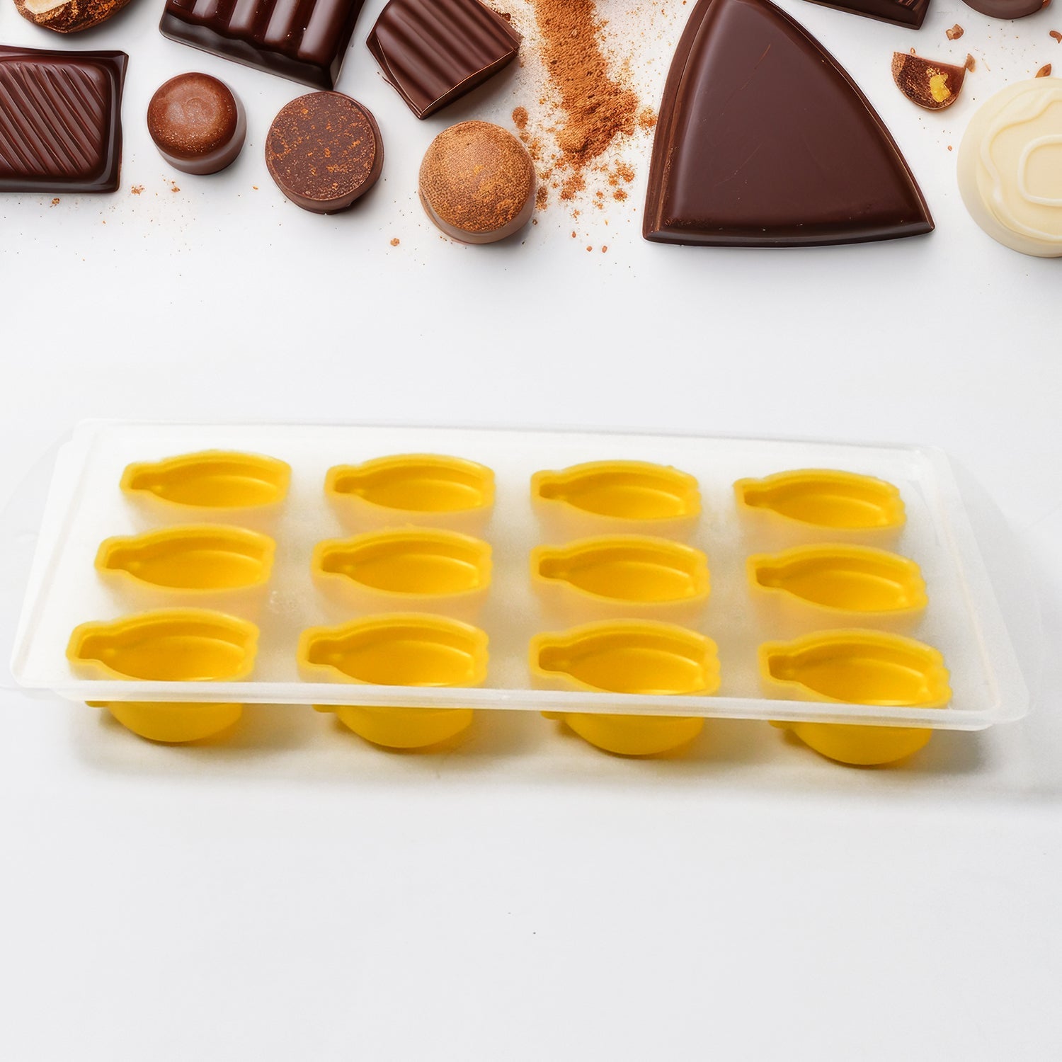 Silicone Mold Ice Cube Tray Creative Sweet Multi Type Ice Tray Buckets, Ice Cube Trays Multi Fruit Shape Ice Tray (1 Pc) Silicone Mold Ice Cube Tray Creative Sweet Multi Type Ice Tray Buckets, Ice Cube Trays Multi Fruit Shape Ice Tray (1 Pc)